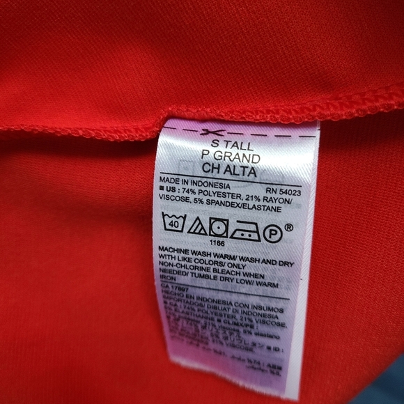 Old Navy Long Sleeve V-Neck A-Line Knit Dress Womens‎ Small Red Pullover … - Picture 4 of 10